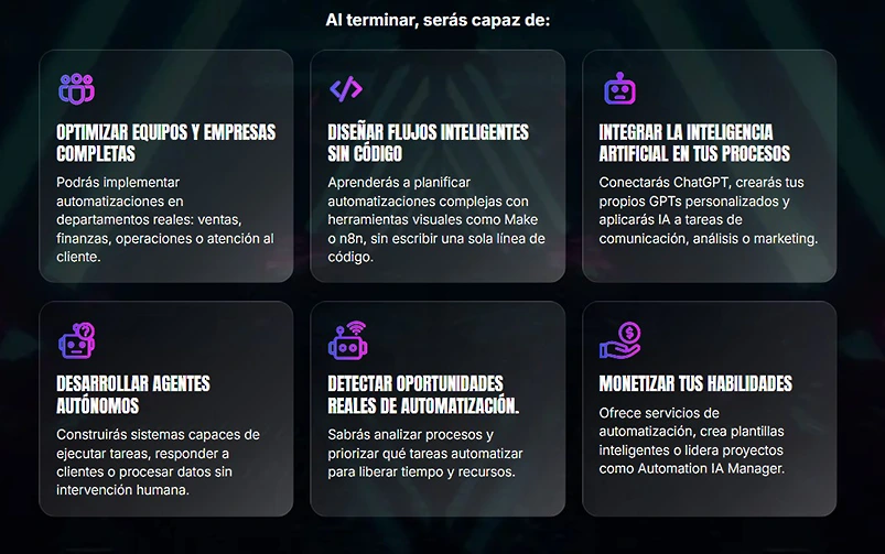 Build Academy Automatización conocimientos