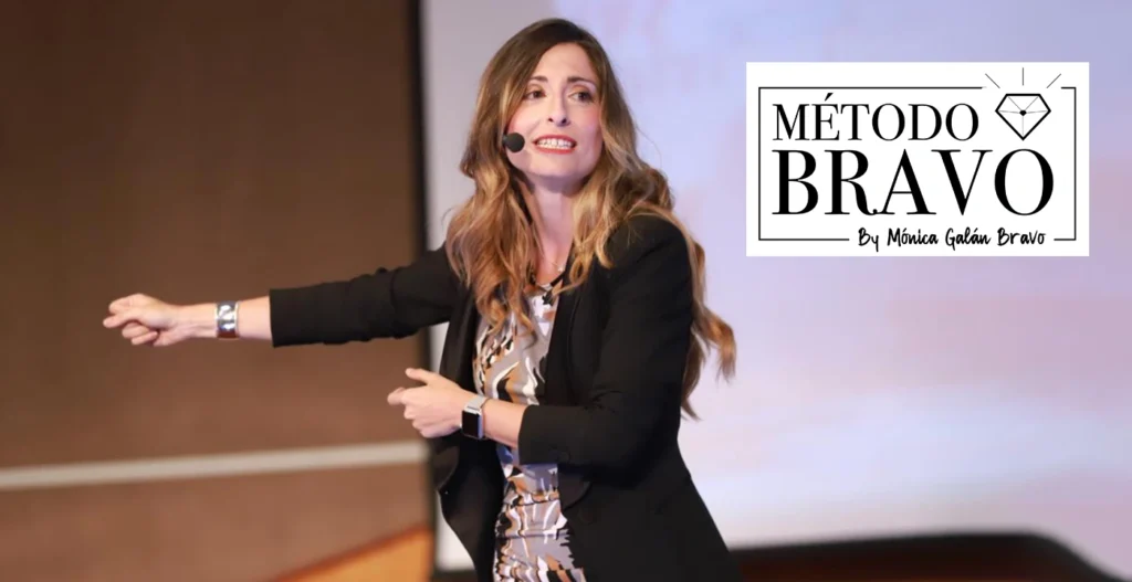 Mónica Galán explicando su Método Bravo