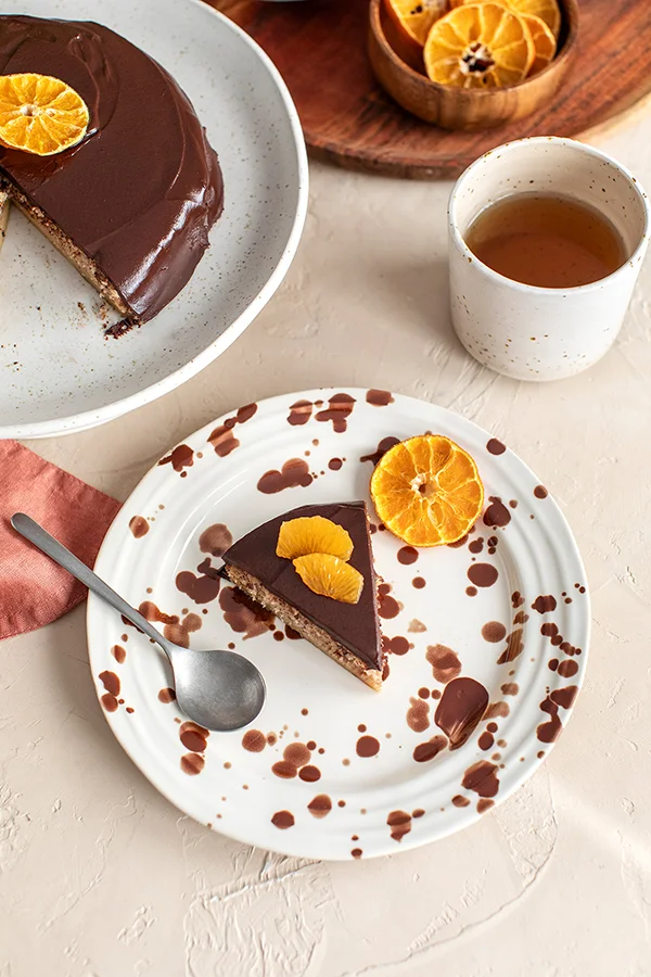 Dulces Saludables Bizcocho Naranja y Chocolate