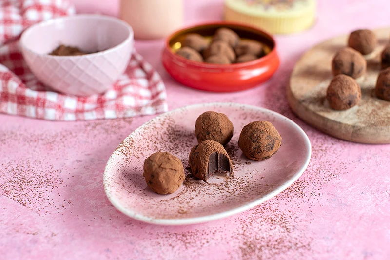 Dulces Saludables Trufas Choco Shiro Miso