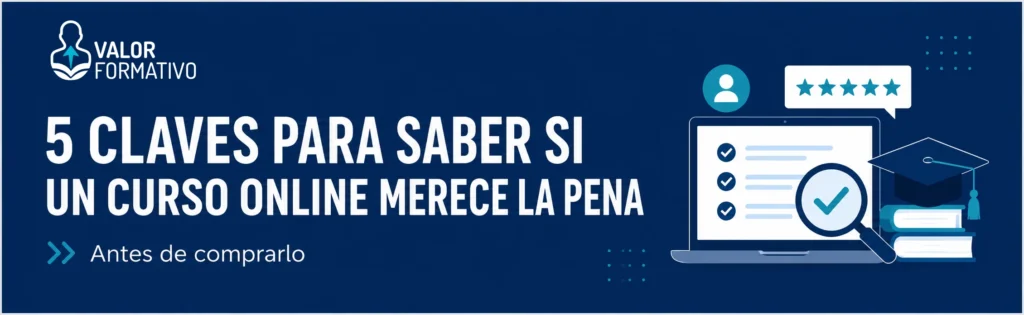 portada 5 claves para saber si un curso online merece la pena